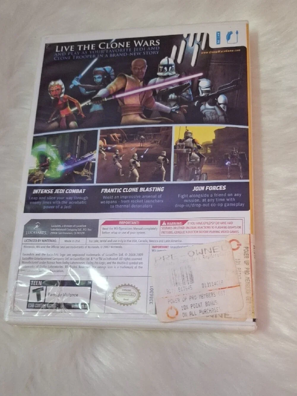Wii Star Wars: The Clone Wars - Republic Heroes Video Game